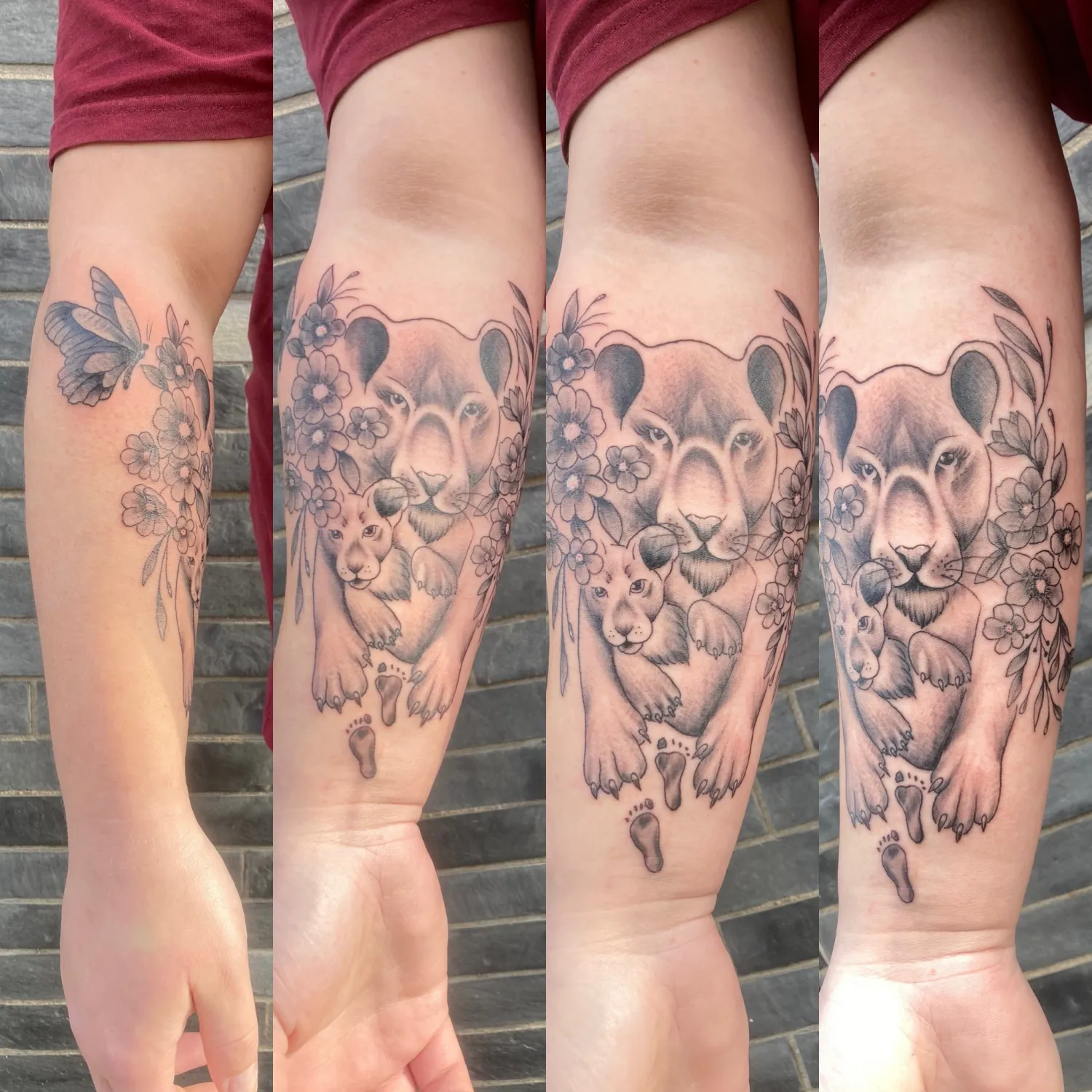 Freakline Tattoo Atelier Bjanca Arbeiten Tiger Tattoo