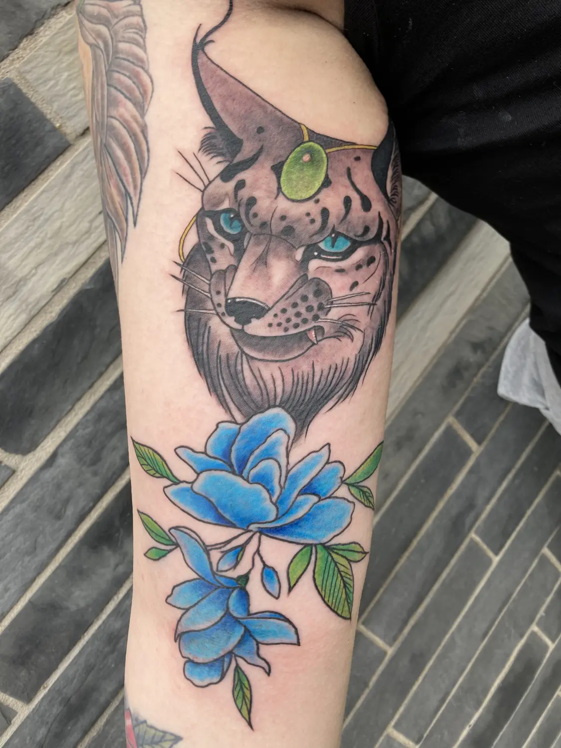 Freakline Tattoo Atelier Rene Arbeiten Luchs Tattoo