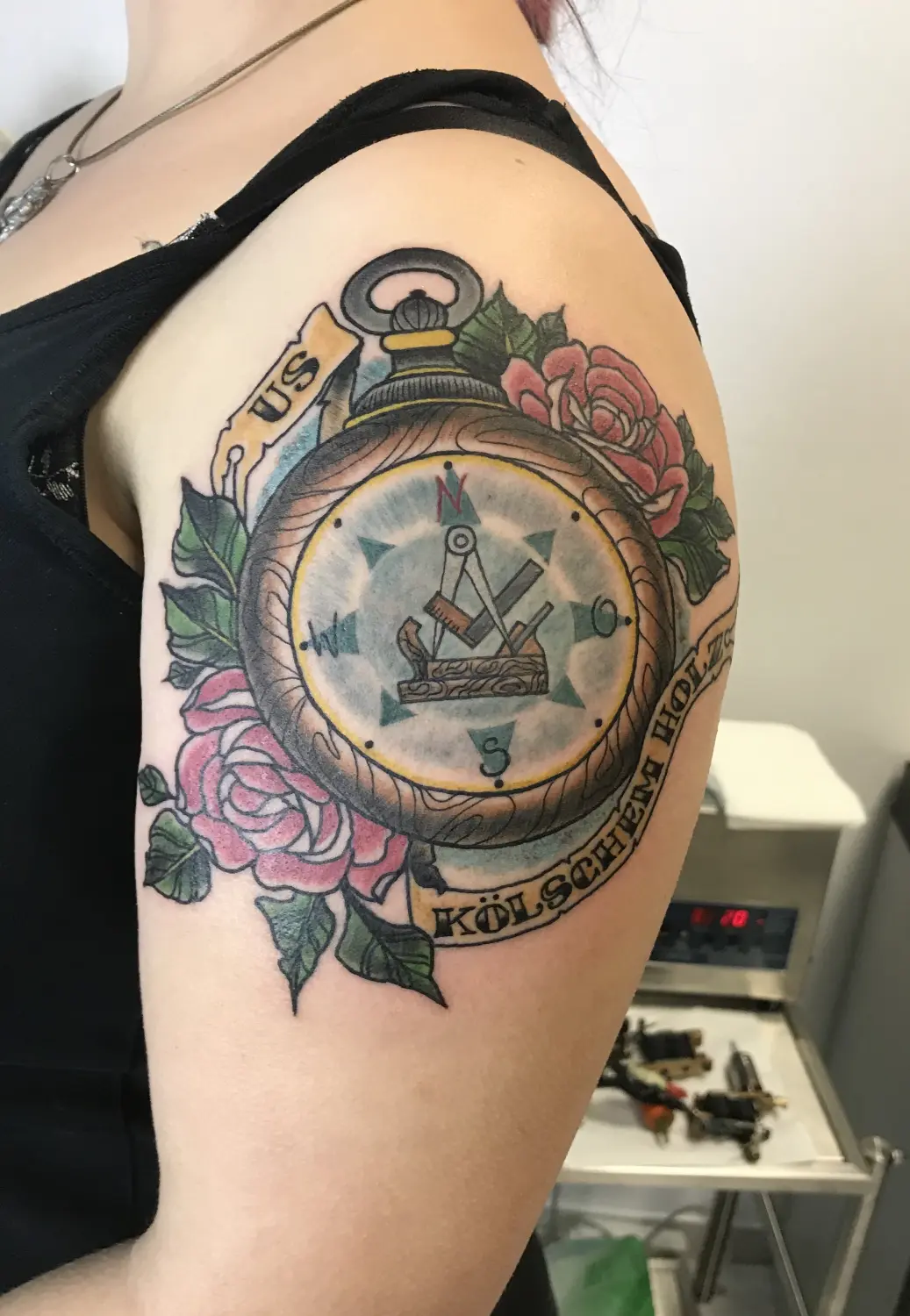 Freakline Tattoo Atelier Rene Arbeiten Tischlerkompa Tattoo